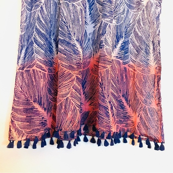 NEW ROBERTA ROLLER RABBIT Palm Pink Ombre Long Kurta Swim Cover Up Size XS - Picture 4 of 12